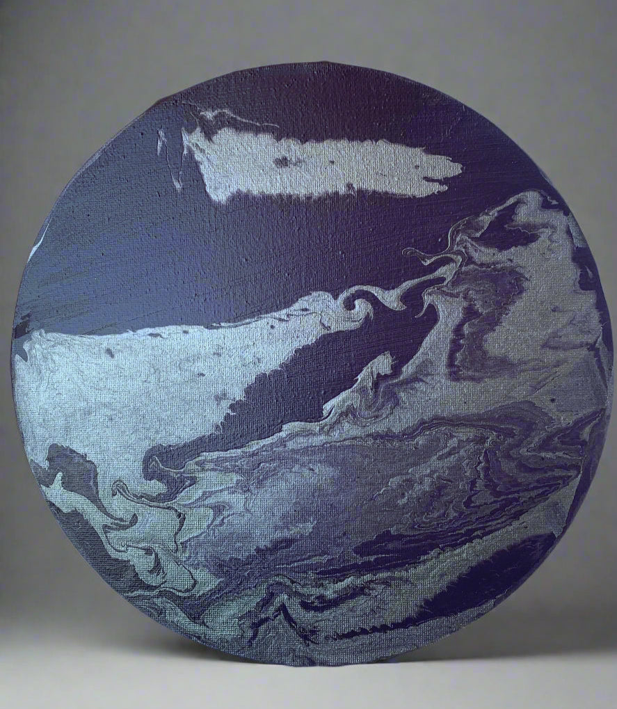 Purple & Metallic Wall Decor
