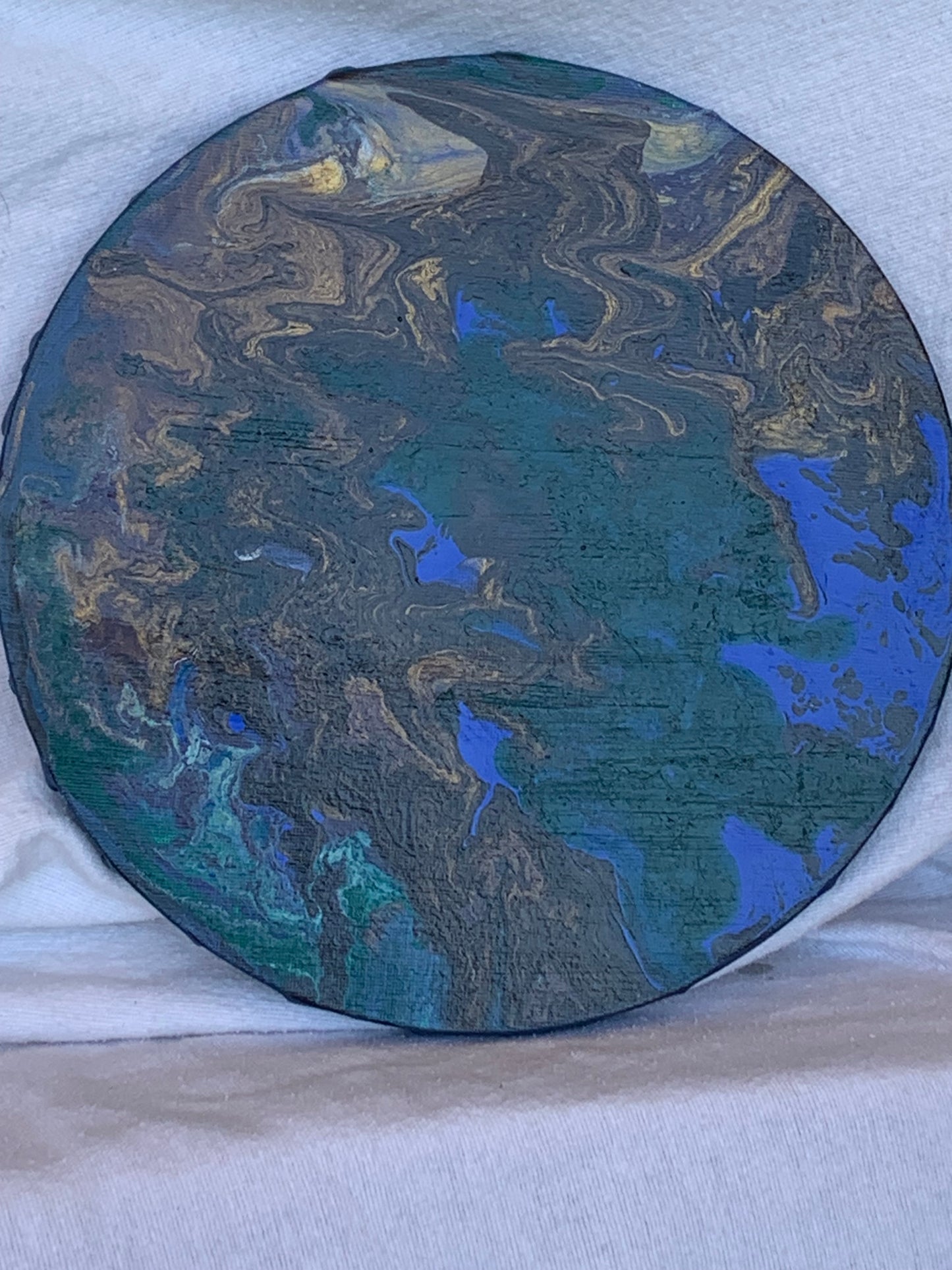 Mulitcolored 10" Round Wall Decor