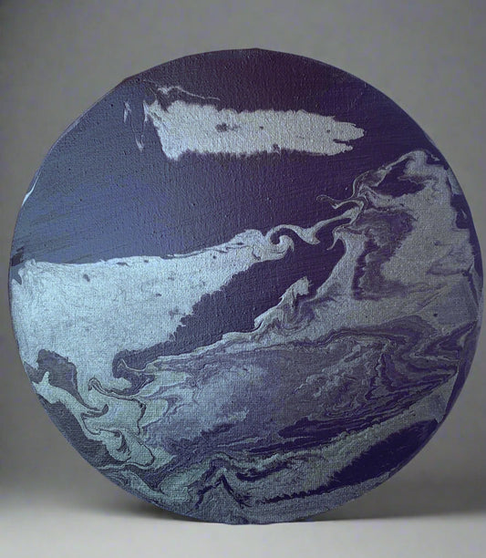 Purple & Metallic Wall Decor