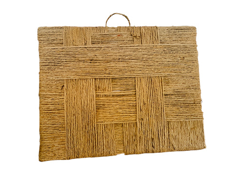 Hand Crafted 8x10 Jute Wall Decor